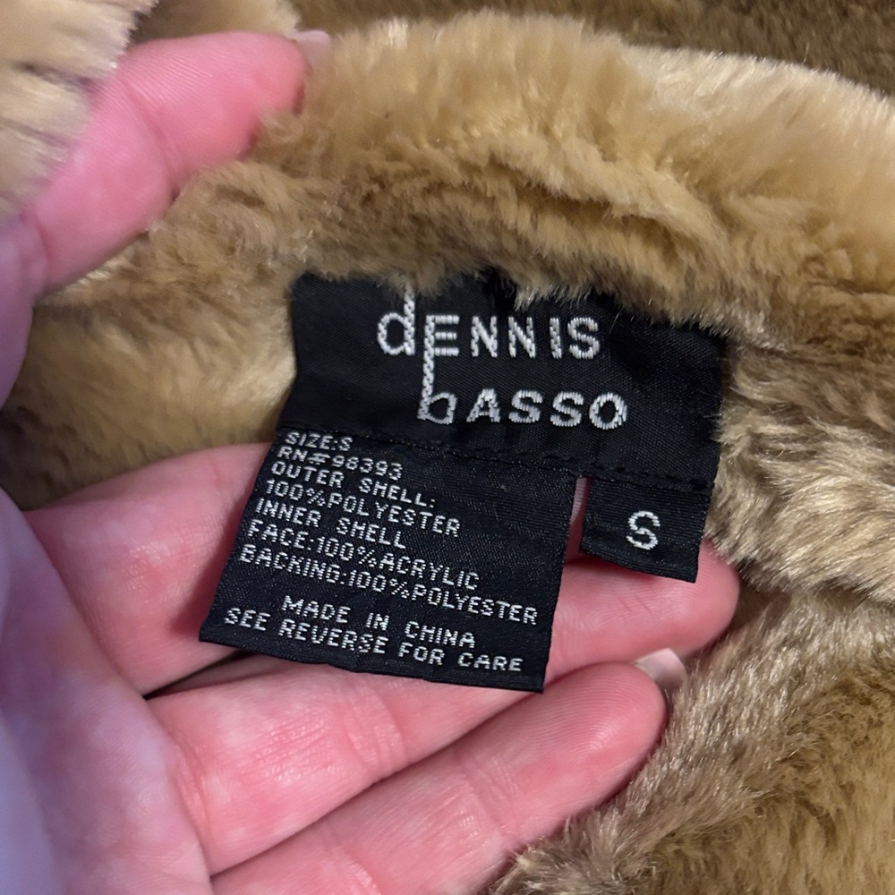 Dennis Basso Plush Tan Outerwear